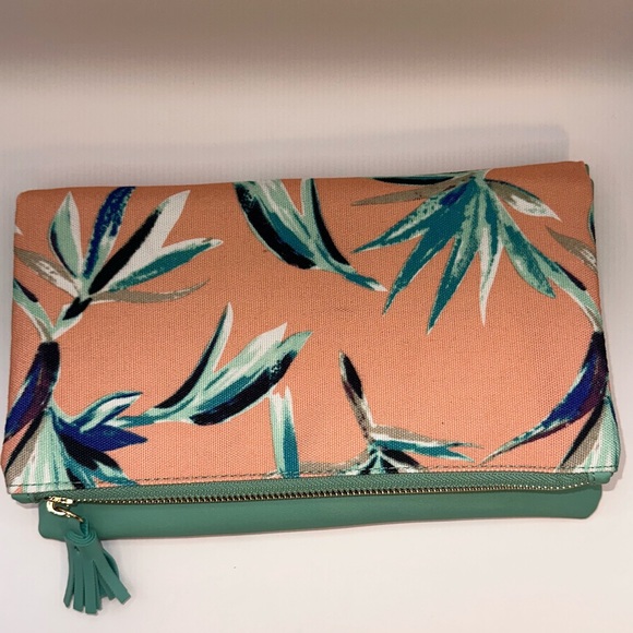 Rachel Pally Reversible Clutch Fold Over HandBag - Picture 3 of 9